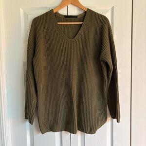 Jenni Kayne Olive Green Women's Sweater